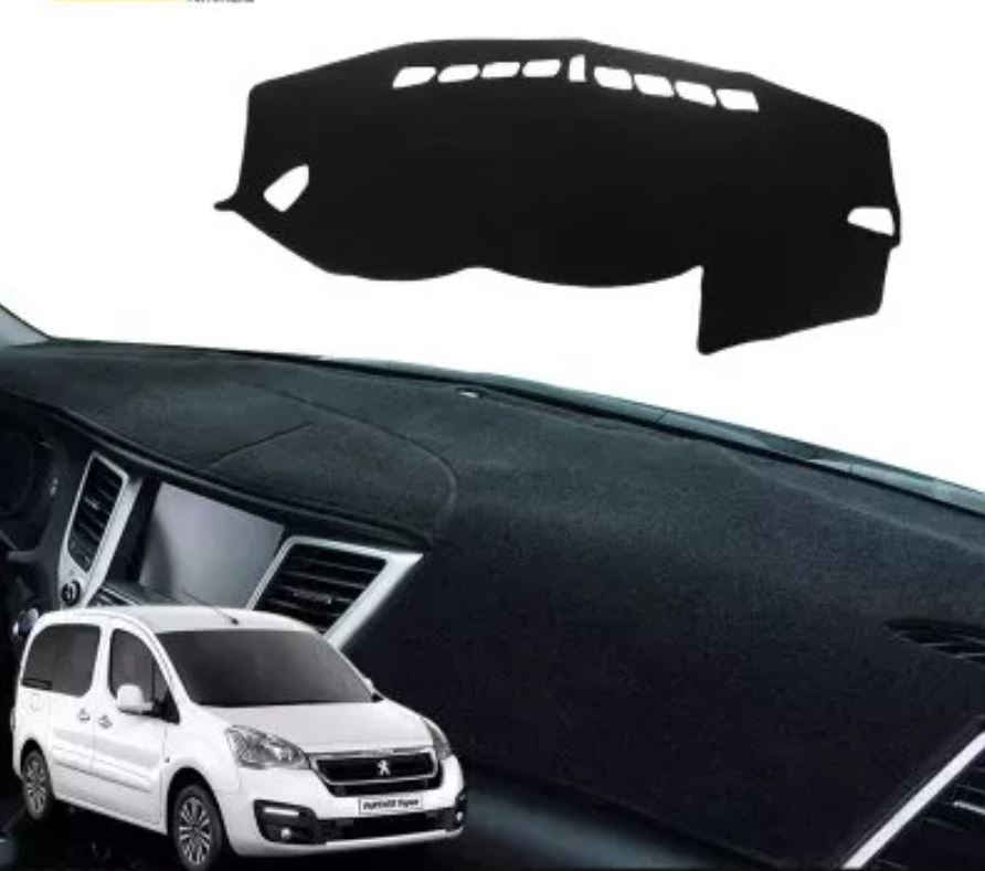 Tapis tableau de bord DE HAUTE QUALITE POUR PEUGEOT partner B9 noir