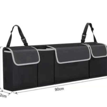 Organiseur de coffre pour voiture, sac de rangement 4 compartiment