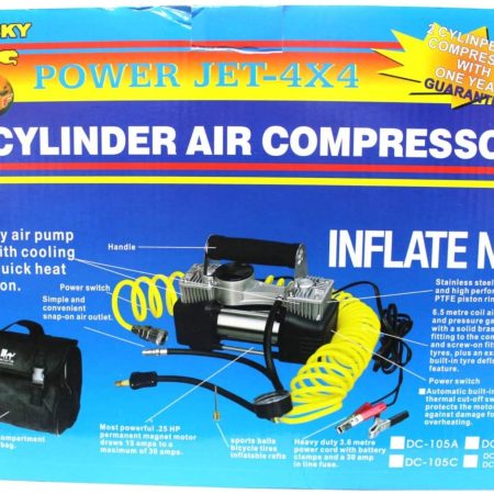 Compresseur d’air à double cylindre  12V  CAMEL