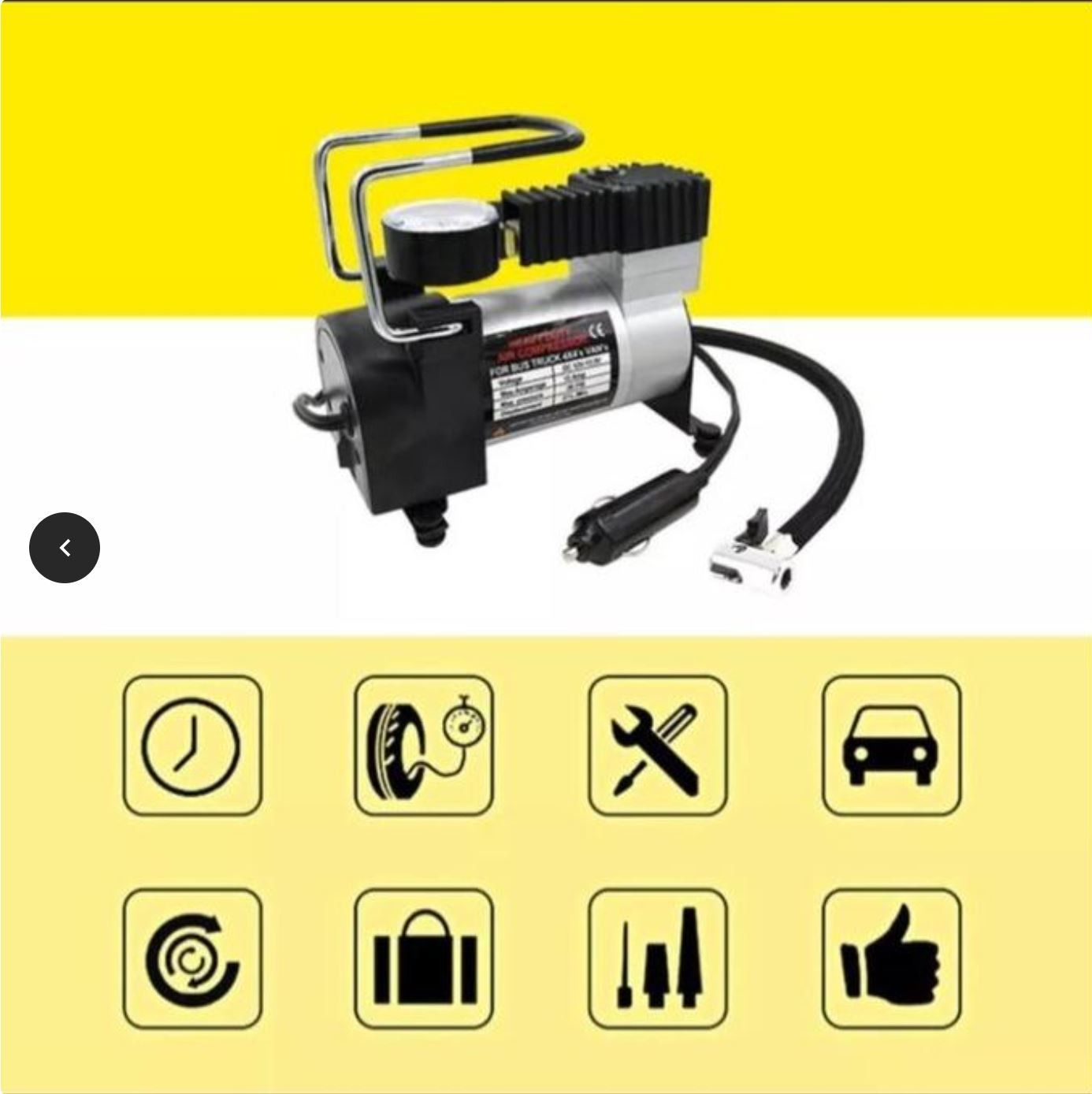 Niken Compresseur D&rsquo;air – 1 Cylindre – 12V