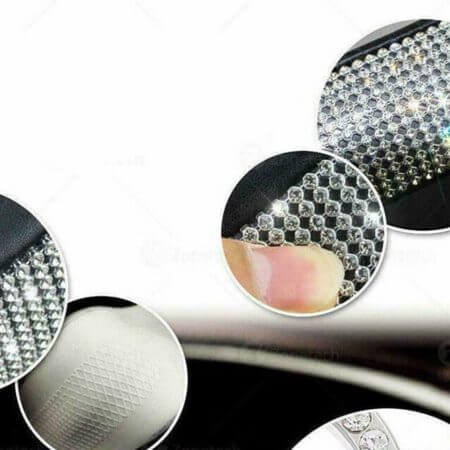 Couvre Volant en Cristal effet diamant