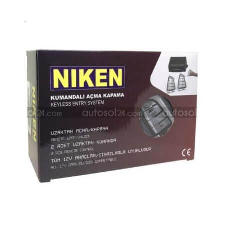 Kit de Fermeture Central A Distance avec 2 télécommandes – NIKEN