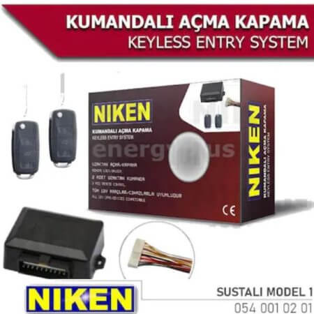 Kit de Fermeture Central A Distance avec 2 télécommandes – NIKEN