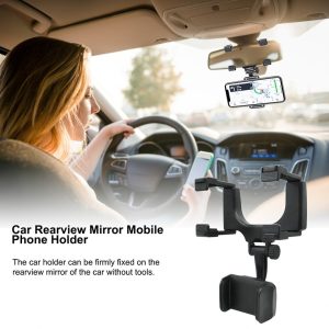 Support de Téléphone pour Rétroviseur – Rotation 360°