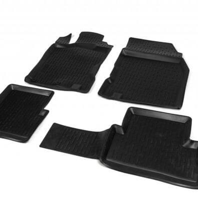 NIKEN Tapis De Sol De Haute Qualité En Caoutchouc (4 pcs, Niken 3D VW )