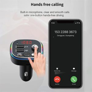 7 iCar Tunisie <ul> <li>Bluetooth V5.0 for fast wireless connectivity</li> <li>Dual-display digital tube for clear info</li> <li>USB 3.1A fast charging with PD support</li> <li>Voice assistant for hands-free control</li> <li>Ambient light for a pleasant atmosphere</li> </ul>