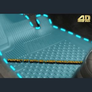 SAHLER – Tapis de sol 4.5D toutes saisons, avec doublure de chargement, ensemble complet avant et arrière