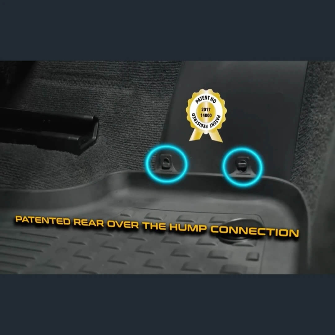 SAHLER – Tapis de sol 4.5D toutes saisons, avec doublure de chargement, ensemble complet avant et arrière