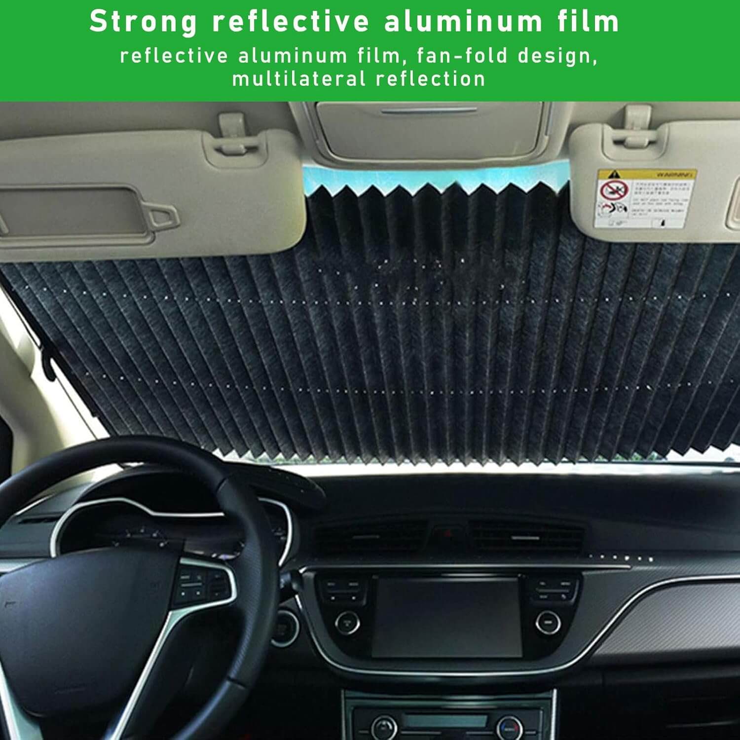 Pare-soleil rétractable, protection UV 99% – Convient à divers modèles