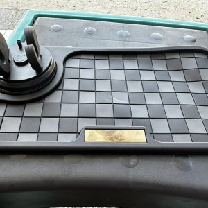 Support de Téléphone Rotatif à 360° pour Voiture avec Tapis Antidérapant en PVC