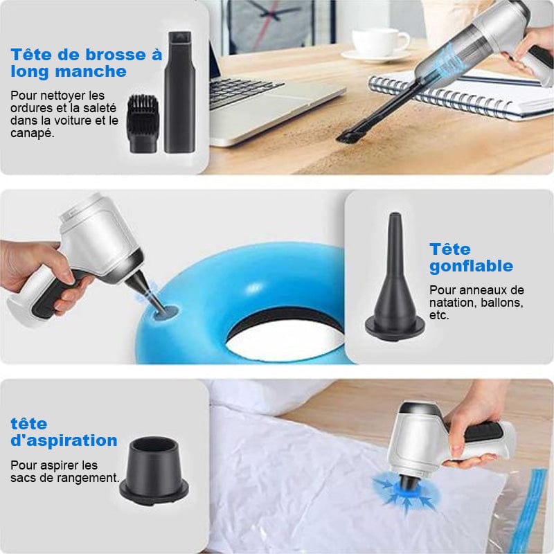 JB Aspirateur portable sans fil – multifonctionnel 3en1
