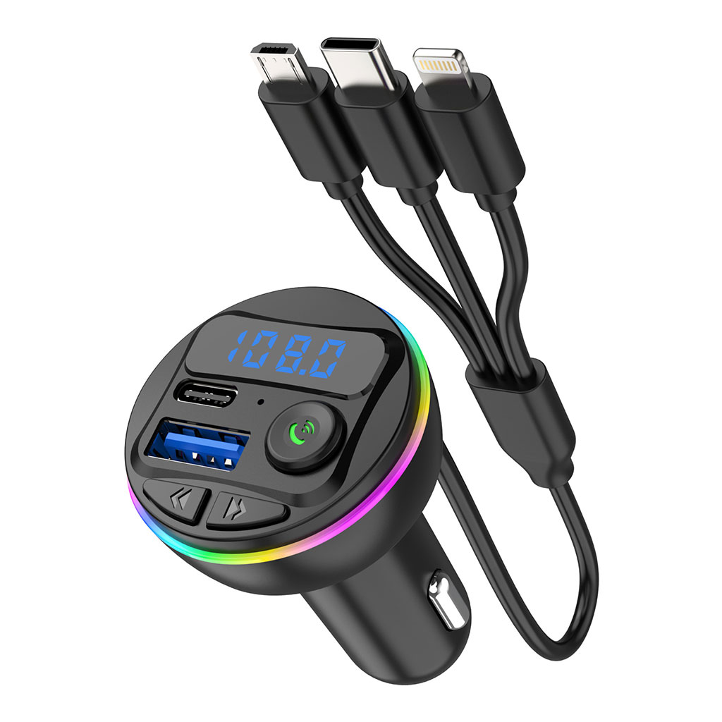 MP3 voiture Bluetooth avec Cable Charge Rapide