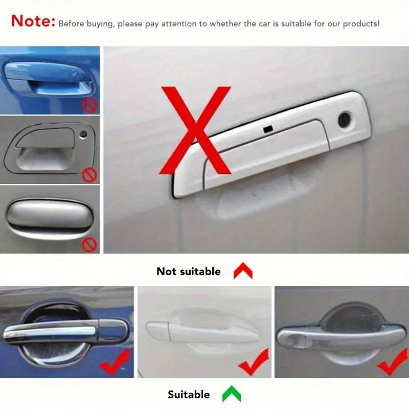 BOSS TAPE Film de protection contre les rayures de poignet de porte voiture thumbnail