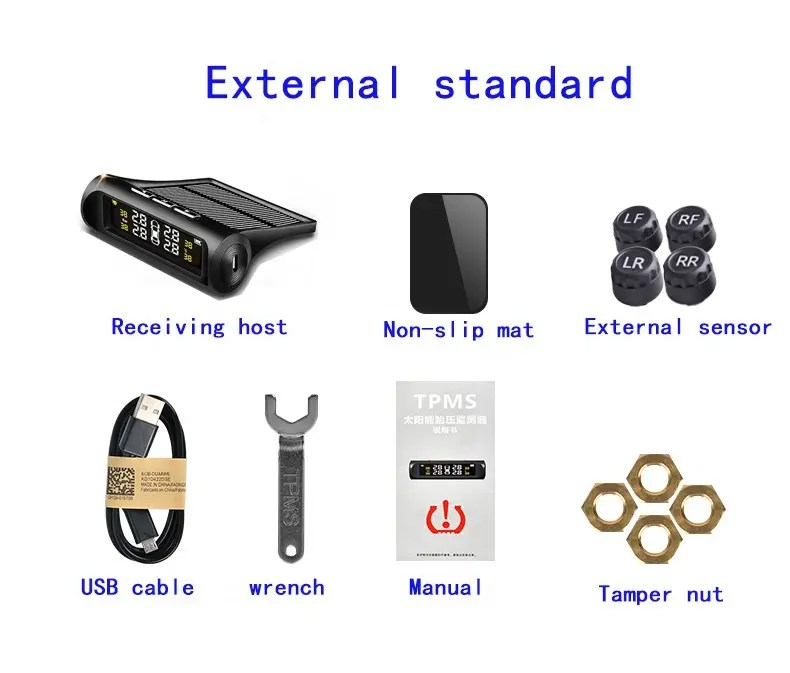 Système de surveillance TPMS numérique de la pression des pneus de voiture