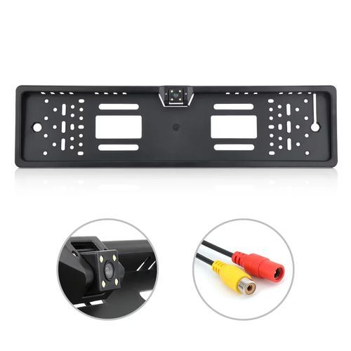 cadre Plaque d&rsquo;immatriculation de voiture avec caméra de recul