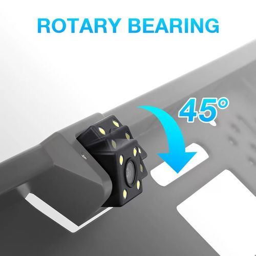 cadre Plaque d&rsquo;immatriculation de voiture avec caméra de recul