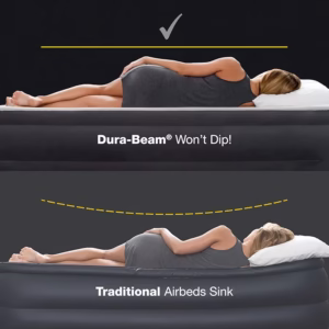 Inflatable Glass Holder Mattress with Blueberry Holes