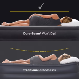 Inflatable Glass Holder Mattress with Blueberry Holes