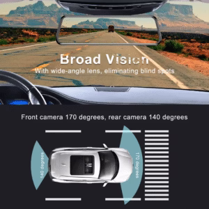 Caméra de Bord 10 » Full HD 1080p avec Vision à 170°