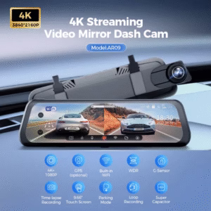 Caméra de Bord 10 » Full HD 1080p avec Vision à 170°