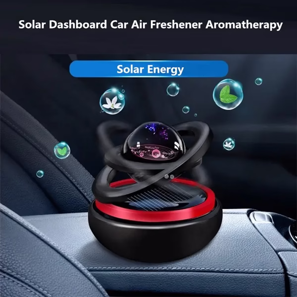 Diffuseur d&rsquo;aromathérapie Solaire Rotatif Pour Voiture