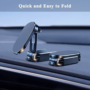 Support téléphone magnétique pour voiture – Rotation 720° et pliable facilement
