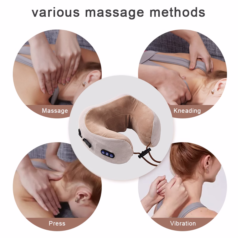 Oreiller de Massage en U – Confort et Relaxation