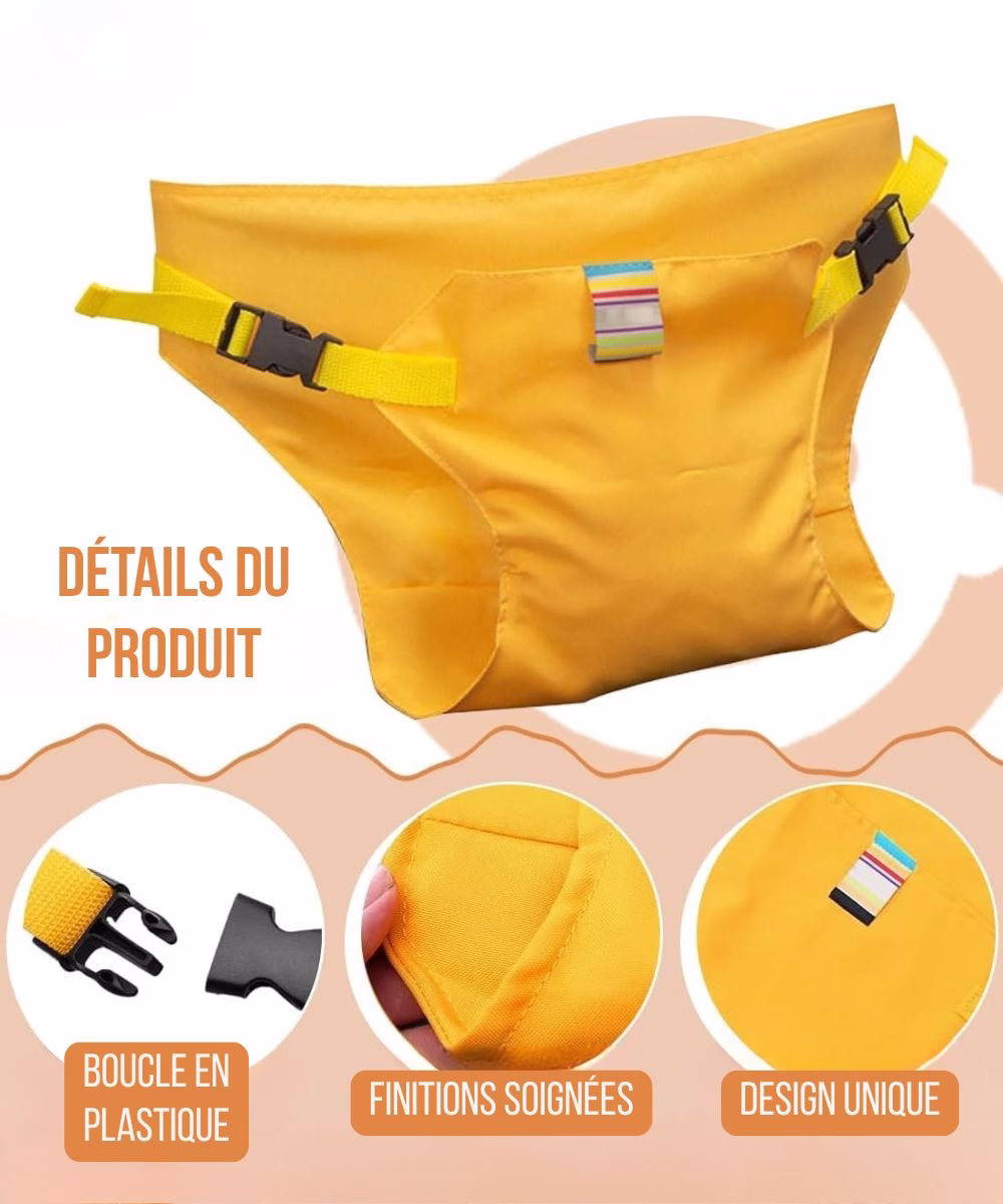 Ceinture de chaise bébé portable Sécurité repas partout
