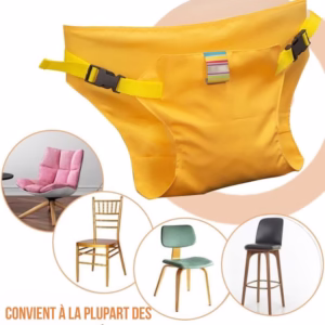 Ceinture de chaise bébé portable Sécurité repas partout