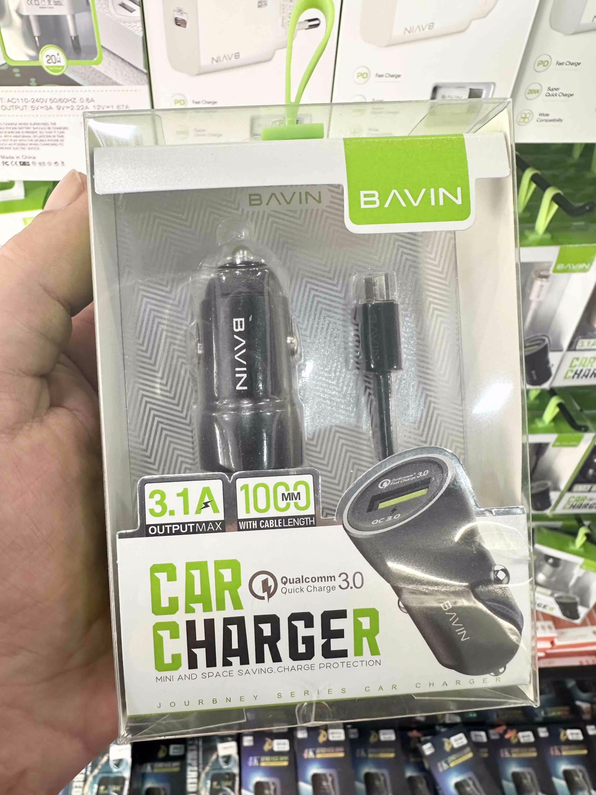 Car charger Qc3.0 3.1A 1M