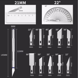 13 Couteaux de sculpture en Alliage d’aluminium