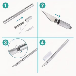 13 Couteaux de sculpture en Alliage d’aluminium