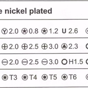 Jeu de tournevis de précision – 25 en 1