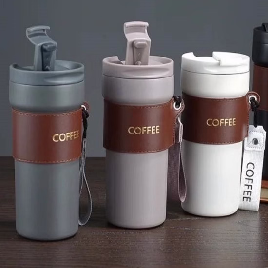 Mug en Acier Inoxydable avec Corde 450ml
