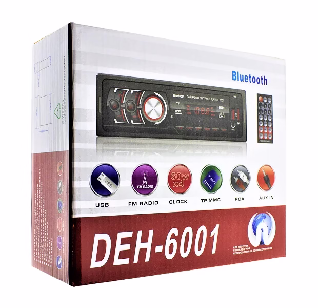 Poste Radio Voiture Bluetooth avec Télécommande