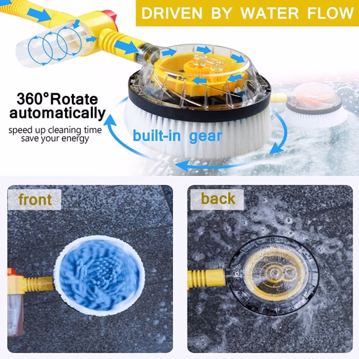 Kit de Nettoyage de Voiture avec vadrouille rotative 360/100 cm