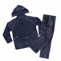 Ensemble pantalon et veste imperméables – Bleu marine