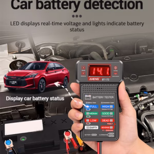 Testeur de Batterie 12V – Écran LED, Multifonction, Réparation Auto