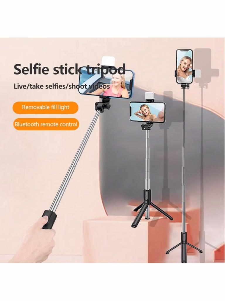 Baguette de Selfie avec Lampe de Maquillage et Beauté