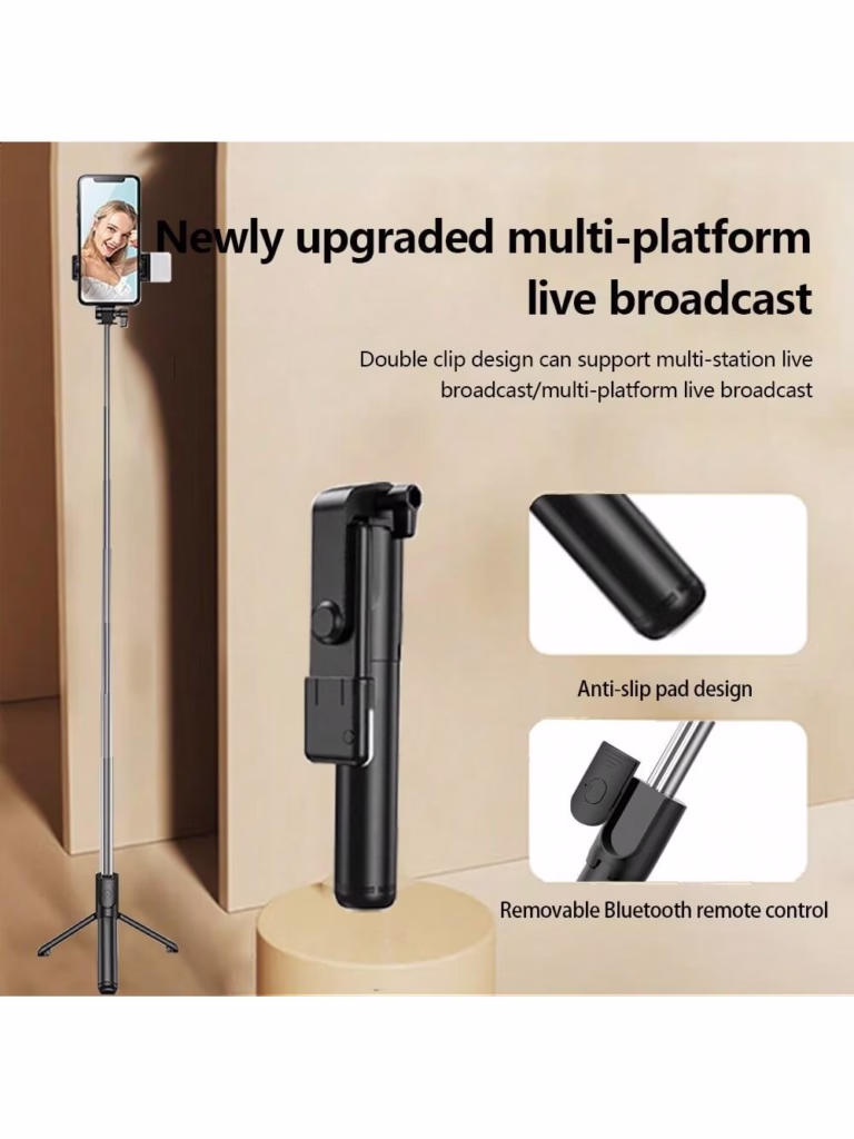 Baguette de Selfie avec Lampe de Maquillage et Beauté