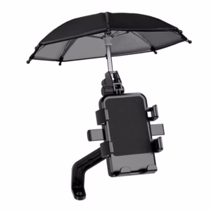 support  de telephone pour velo avec mini parapluie