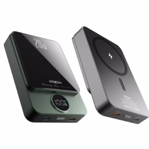 Power bank de 10,000mAh Sans fil magnétique 15W + Type-C PD 20W + USB-A