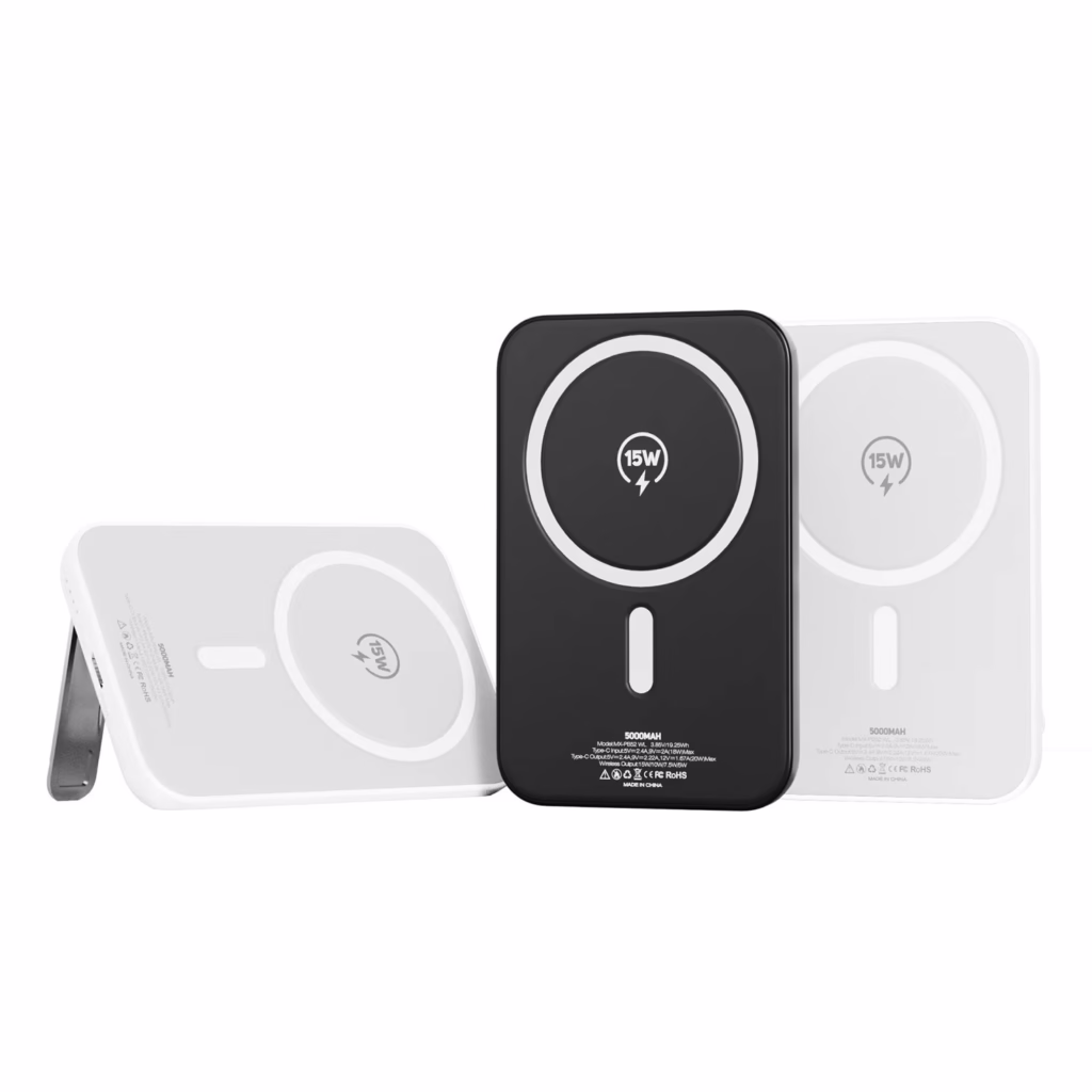 Power bank magnétique sans fil de 5000mAh (compatible MagSafe)
