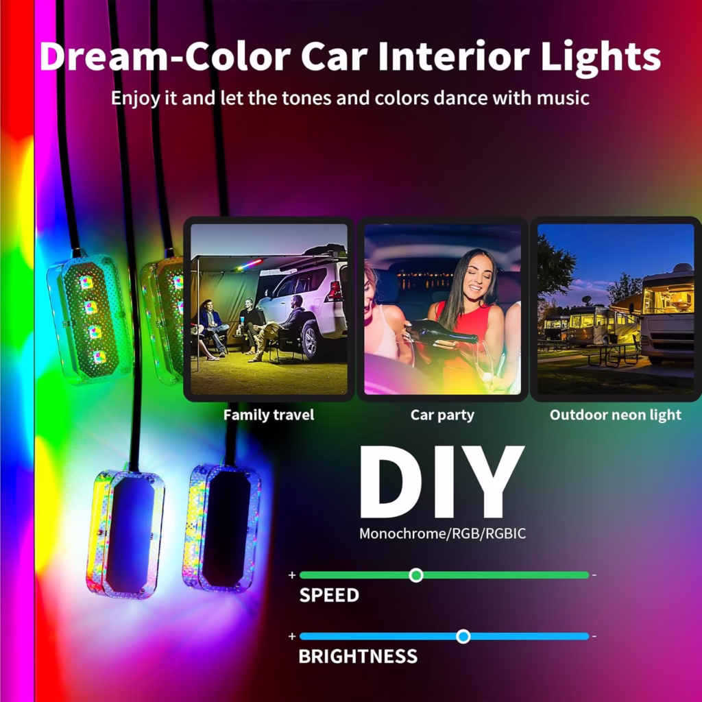 Éclairage LED Voiture Intérieur 5m