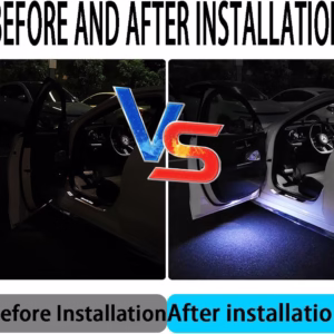 Éclairage LED sans fil pour portières latérales de voiture