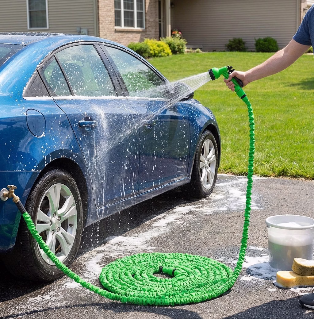 Tuyau D&rsquo;Arrosage Extensible Rétractable 30Mètres