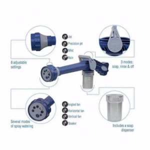 Pistolet à eau haute pression 8 en 1