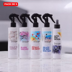 Parfums d&rsquo;ambiance & de linge Pack 5 Senteurs en Promo