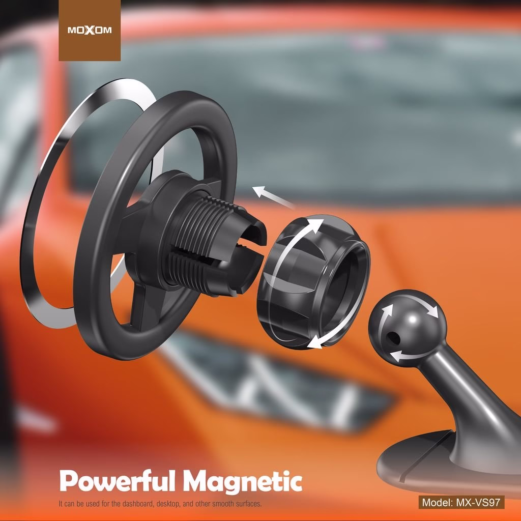 Support de téléphone de voiture magnétique MOXOM MX-VS97