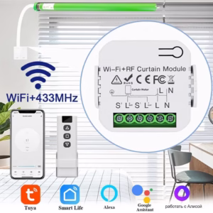 Module de volet roulant intelligent/ Port Garage WiFi avec télécommande16A